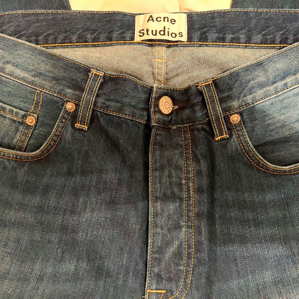 Acne Studio Men’s Blue Denim Jeans 36x31
